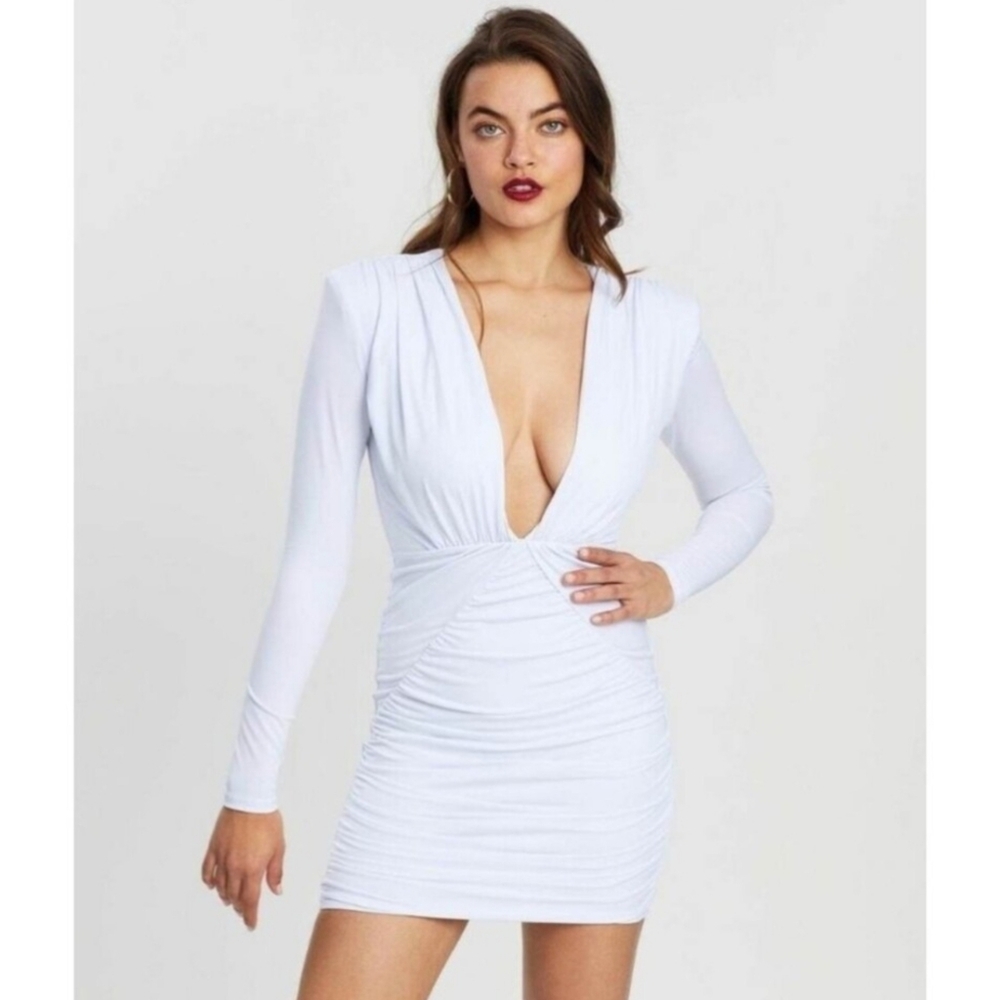 NOOKIE White Temptatiom Long Sleeve Dress - Picture 4 of 10